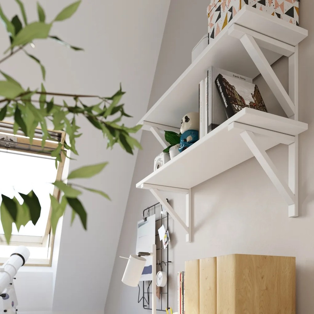 Stolná lampa Ring, 1x biele kovové tienidlo