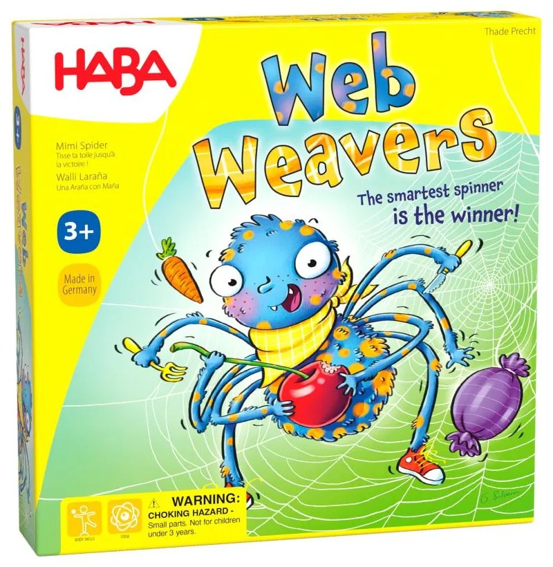Haba Spoločenská hra pre deti Pavúčia sieť od 3 rokov