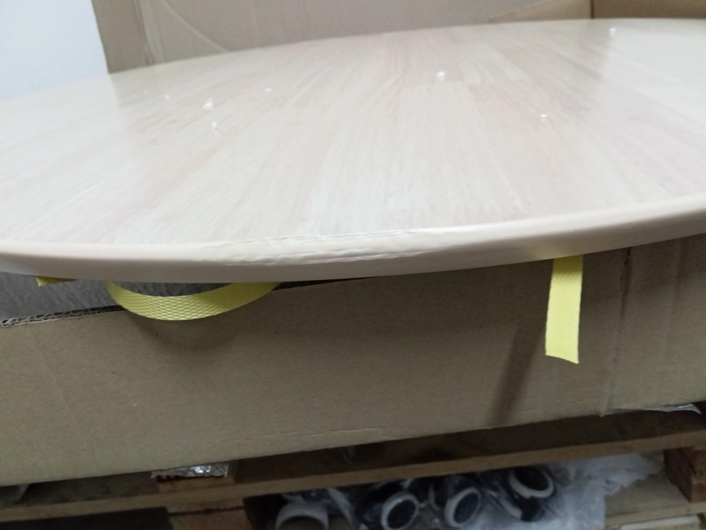 AKCIA Jedálenský stôl NELSON s doskou v dekore dub medový 90X90 II. akosť