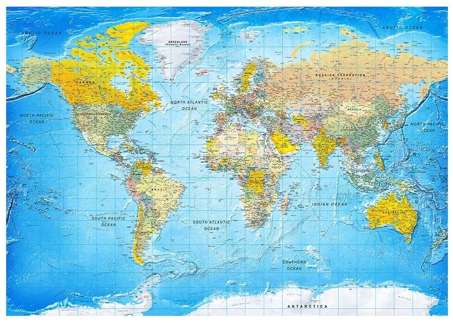 Samolepiaca fototapeta World Classic Map