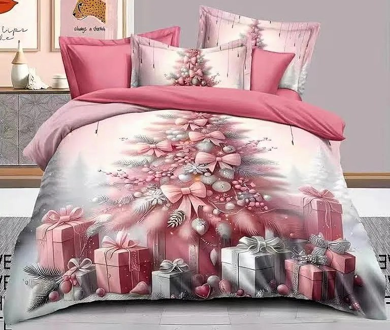 Obliečky Vianoce 2 Bavlna 7-dielna súprava