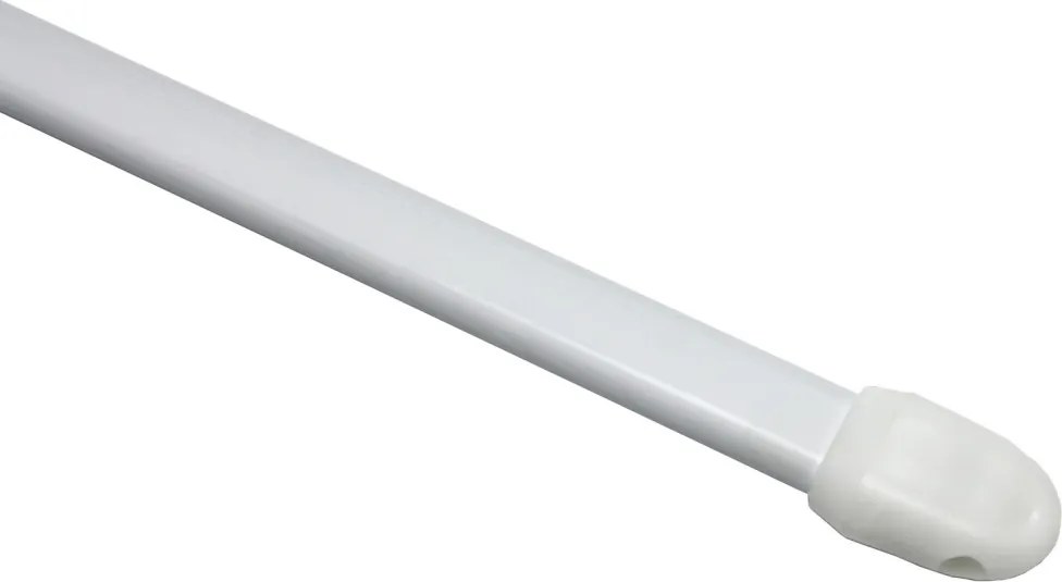Vitrážna tyčka Easy 80-115 cm, plochá biela
