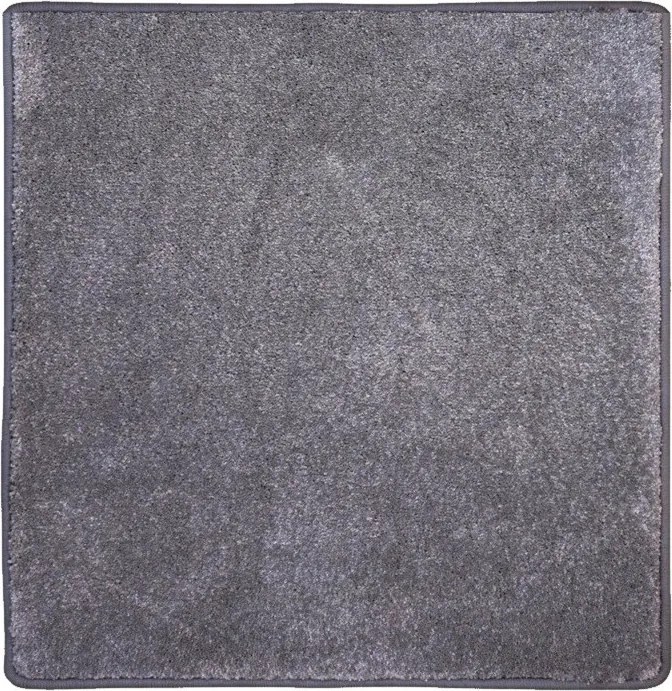Vopi, Kusový koberec Laguna tmavo šedá štvorec, 60x60, šedá, obývacia izba