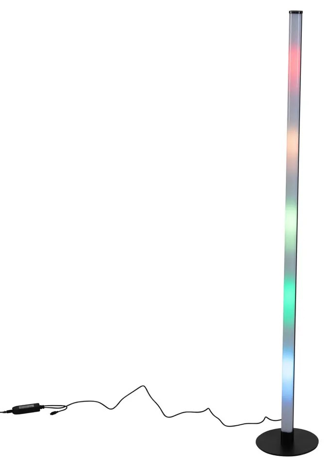 Stolná lampa Neon čierna vrátane stmievateľnej RGB LED - Tijs