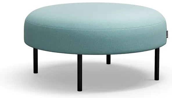 Taburet na nožičkách VARIETY, Ø 900 mm, látka Pod CS, tyrkysová