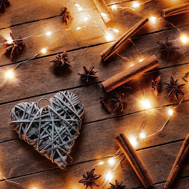 Solight Vianočná reťaz medená, 50x mini LED, 5m, 3 x AA, časovač, teplé svetlo, 1V56-WW