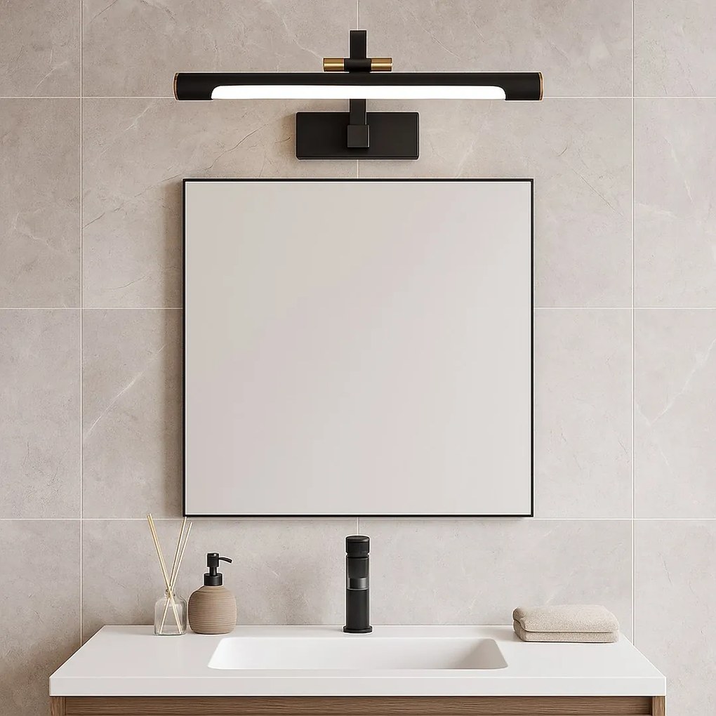 Nástenné LED svietidlo Vinci, 1x LED 12w, 4000k, (fi 40cm), b/g