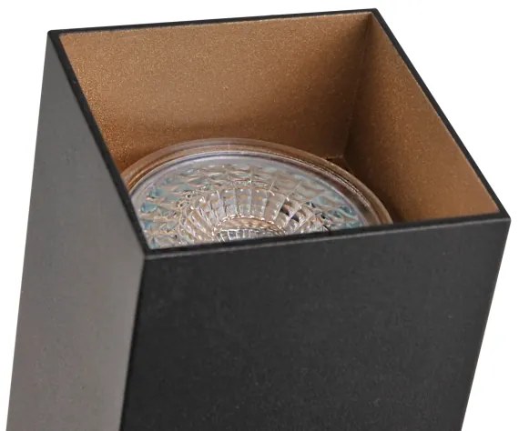 Bodové svietidlo do lištového systému SQUARE 1xGU10/10W/230V čierna