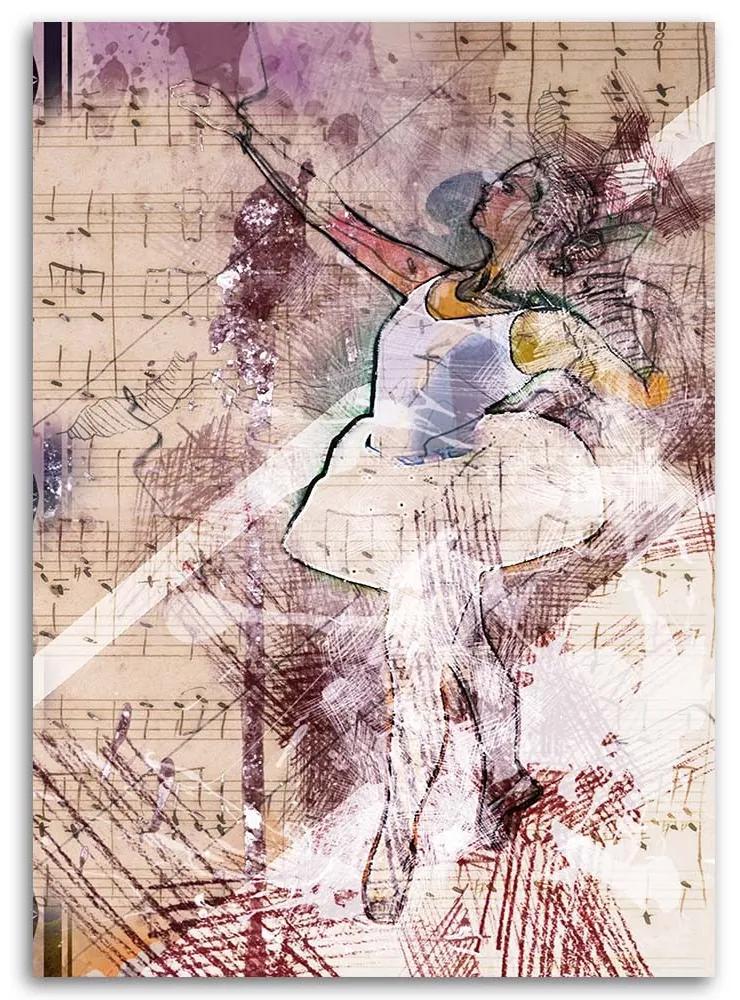 Gario Obraz na plátne Baletka v bielych šatách Rozmery: 40 x 60 cm