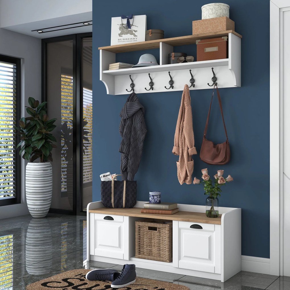 Predsieňová stena P2 - 1636 - Walnut