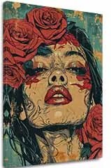 Elegantný obraz ženy Vášeň