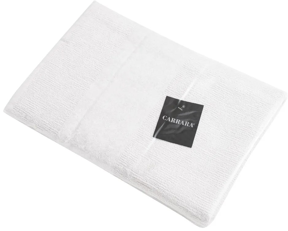 Súprava uterákov CARRARA 1ks 60x100 cm a 1ks 40x55 cm 100% bavlna, biela