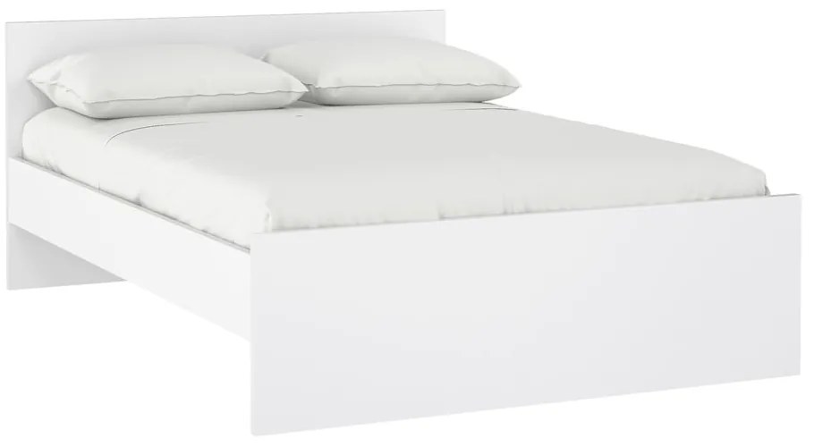 Biela dvojlôžková posteľ 140x190 cm Naia – Tvilum