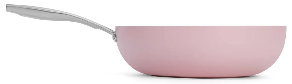 Elmich Nepriľnavá keramická Wok panvica Vital Ø 30 cm - ružová