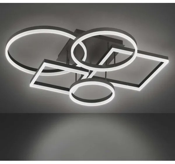 Wofi 11981 - LED Stmievateľný prisadený luster VAASA LED/80W/230V