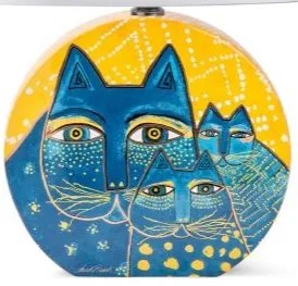 Dizajn ceramic table svietidlo FELINES