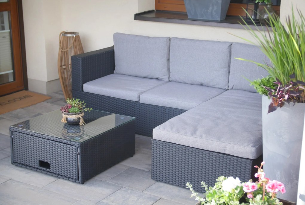 Záhradná ratanová zostava Relax Stockholm