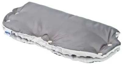 SENSILLO Rukávnik na kočík z Minky Sensillo 40x45 black