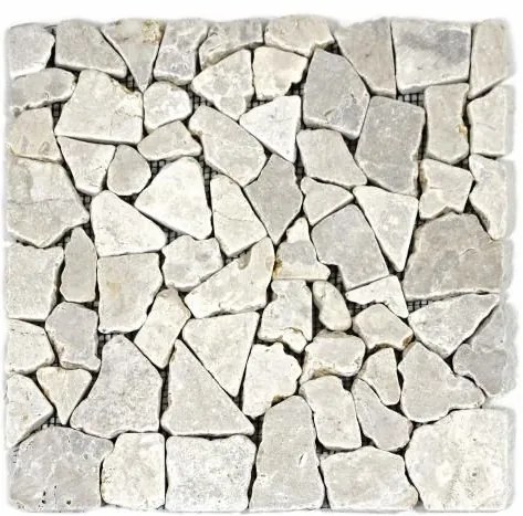 Mramorová mozaika Garth- krémová obklady 1 m2