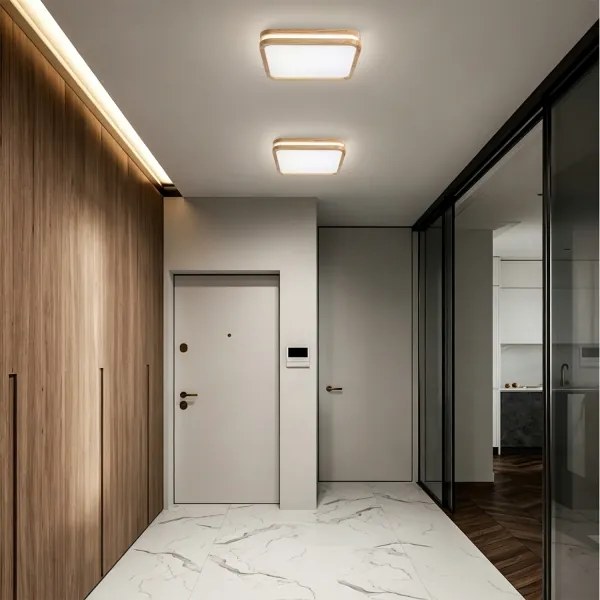 BRILAGI -LED Stropné svietidlo MOLINA SQUARE LED/32W/230V 3000/4000/6000K dub 30x30 cm