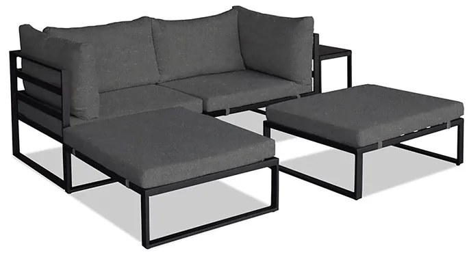 Autronic BONTEC Záhradná zostava, kov, látka, sivá, AZ-L1761 GREY Farba: Šedá