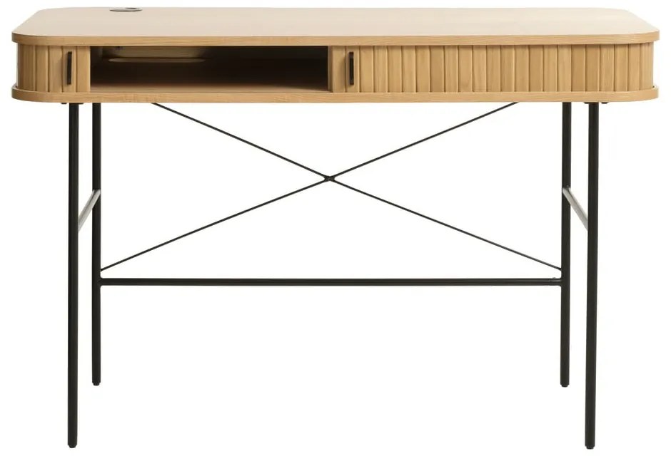 Pracovný stôl v dekore duba 60x120 cm Nola – Unique Furniture