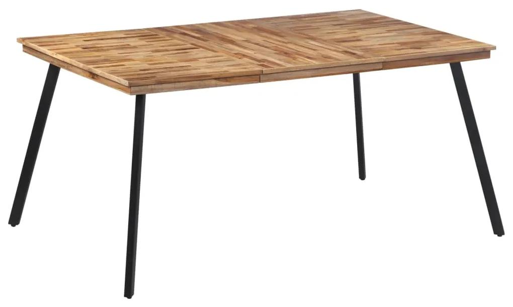 Jedálenský stôl 169x98,5x76 cm tíkové masívne drevo 358532