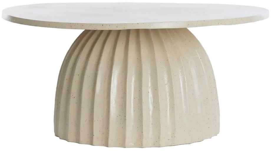 Kovový okrúhly odkladací stolík ø 70 cm Veglia – Light &amp; Living