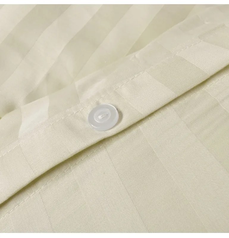 Obliečky damaškové krémové EMI, Štandardný set jednolôžko obsahuje 1x 140x200 + 1x 70x90