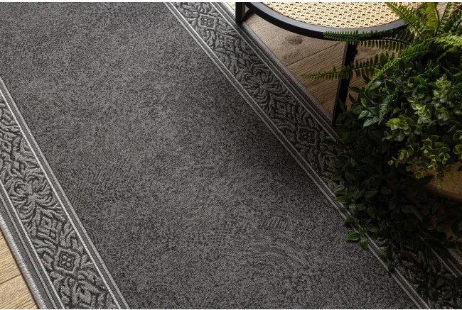 Protišmykový behúň ST.TROPEZ 94 sivý, rám - Výpredaj