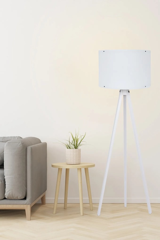 Stojací lampa Aomi I bílá