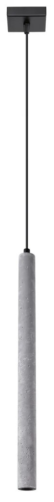 Závesné svietidlo Pastelo, 1x betónové tienidlo