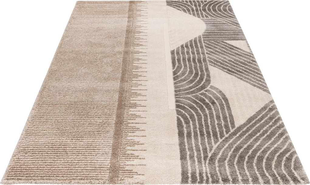 AKCIA: 80x150 cm Kusový koberec My Canyon 975 Taupe, béžová, obývacia izba, Obsession