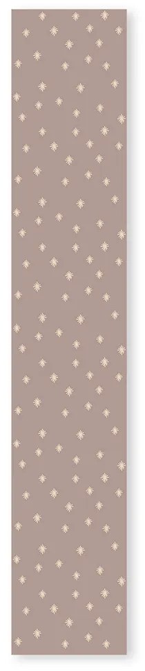 DEKORNIK Simple Irregulars Stars On Mocca Background - Tapeta