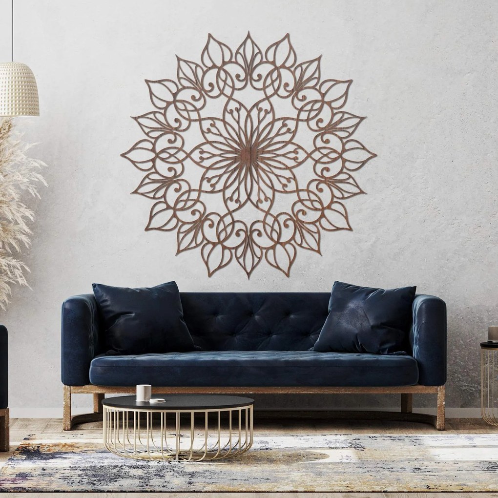 Drevená nástenná dekorácia Mandala Lotus | QUASAR: HDF - Javor 20 cm 4394-113018 HDF0247