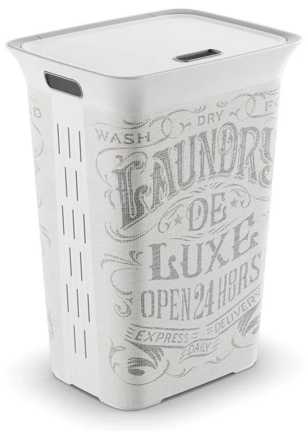KIS Kôš na bielizeň Chic Hamper Laundry bag, 60L Farba: Biela, Veľkosť: L