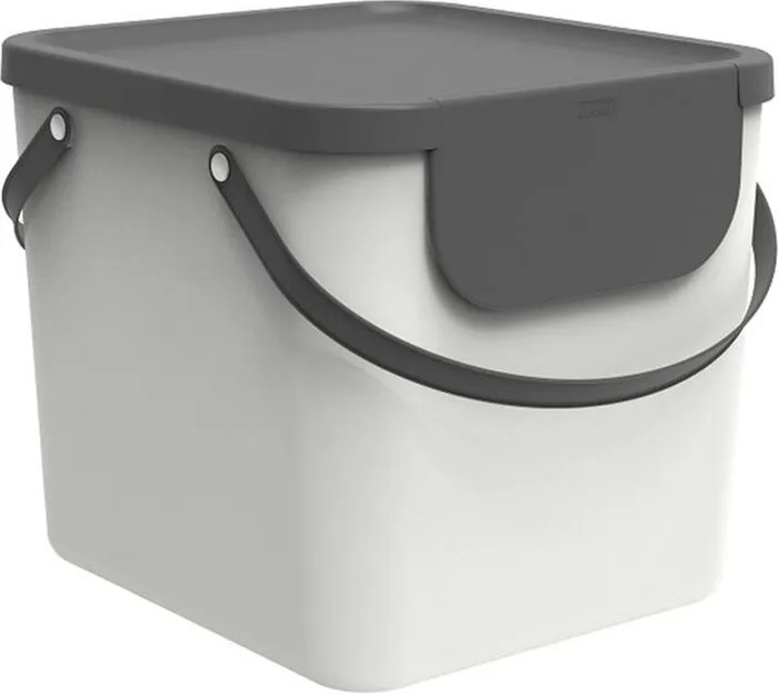 Kôš na triedený odpad ALBULA biely 40 l