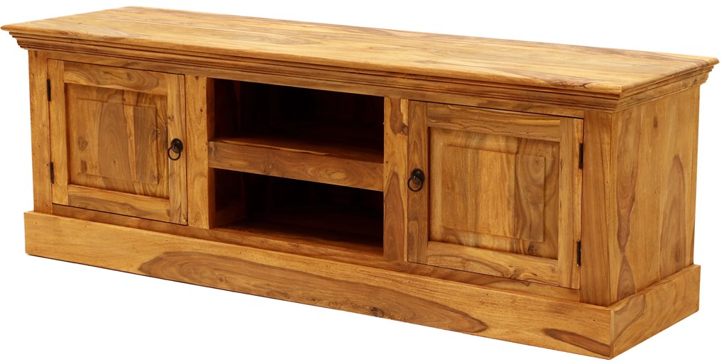 furniture-nabytek.cz - Rustikálny stolík pod tv z dreva palisander 160x55x45