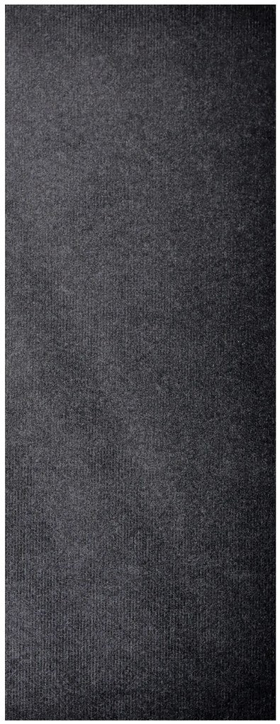 Vopi, Behúň na mieru Quick step antracit, šíre 60 cm, šedá, chodba / predsieň