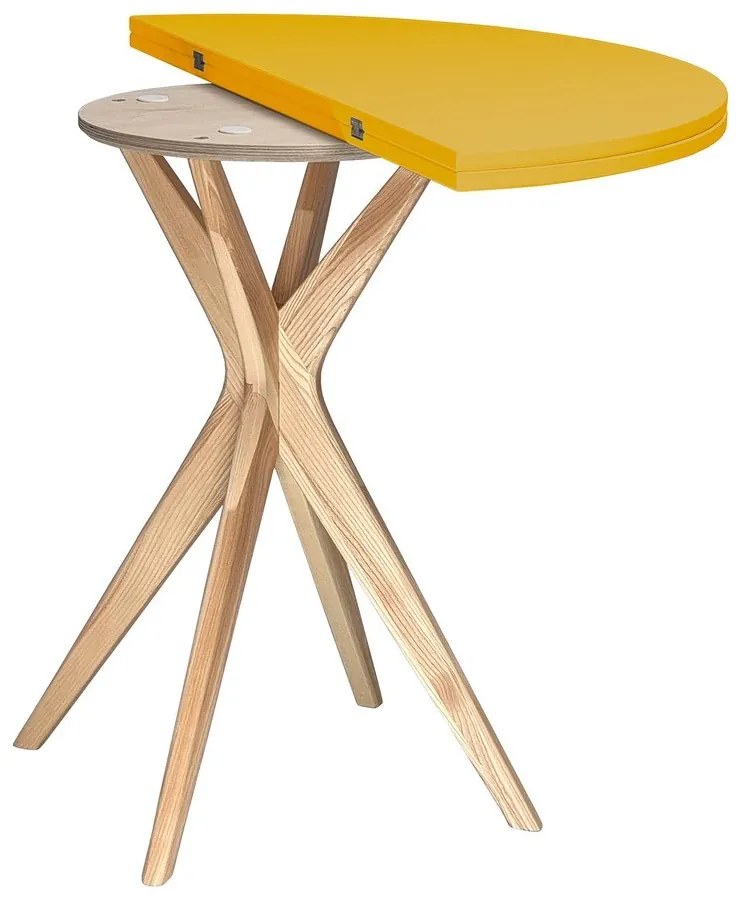 Okrúhly rozkladací jedálenský stôl 45x90 cm Jubi – Ragaba