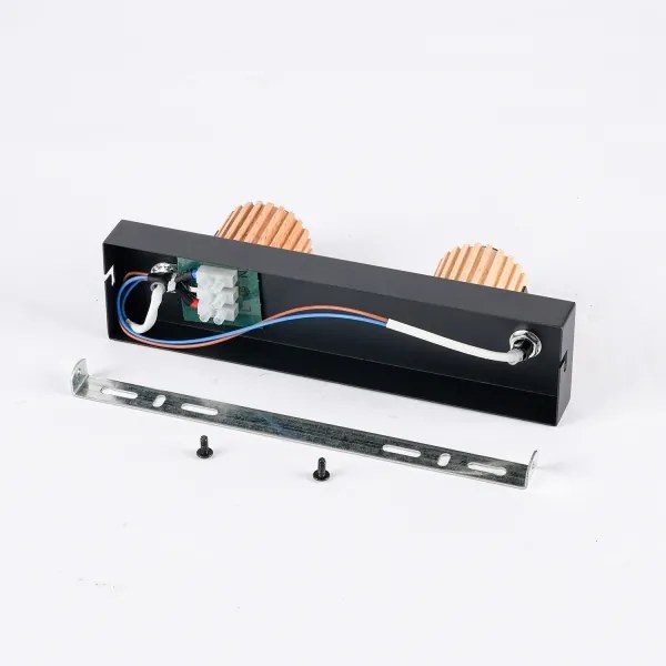 Brilagi - Bodové svietidlo ODENSE 2xE14/10W/230V kaučukovník/čierna