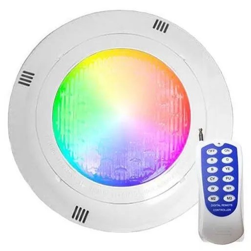 LED RGB Bazénové svietidlo LED/45W/12V IP68 + diaľkové ovládanie