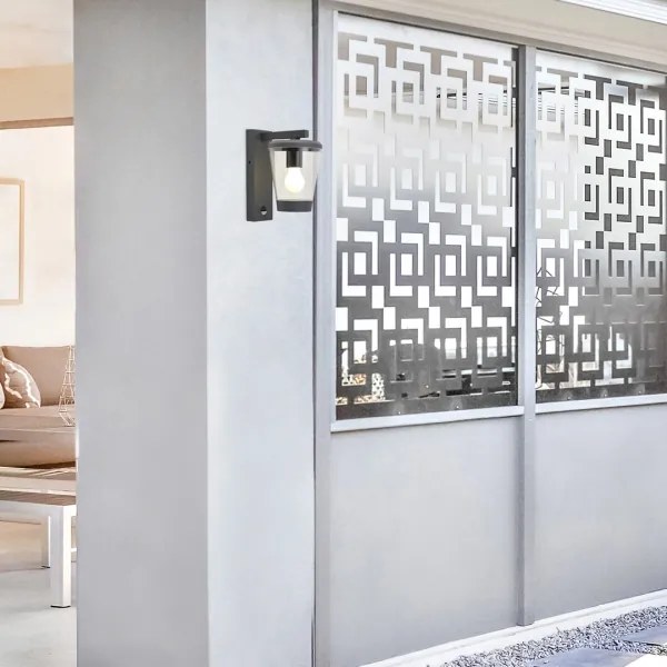 Rabalux 7267 - Vonkajšia nástenná lampa so senzorom SAVANO 1xE27/40W/230V IP44