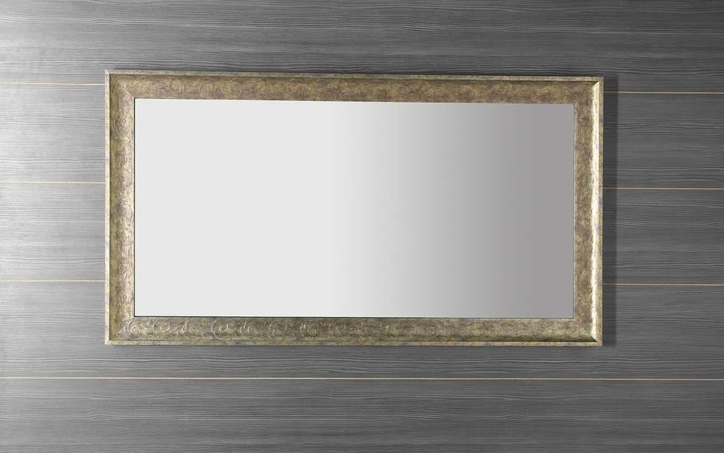 Sapho Sapho, CORONA zrkadlo v drevenom ráme 628x1028mm, šampaň, NL721