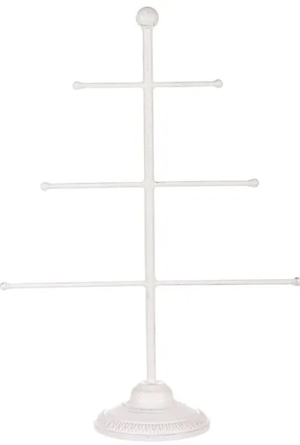 Autronic BONTEC Stojan kovový - na zavesenie ozdôb, strieborný Farba: Biela