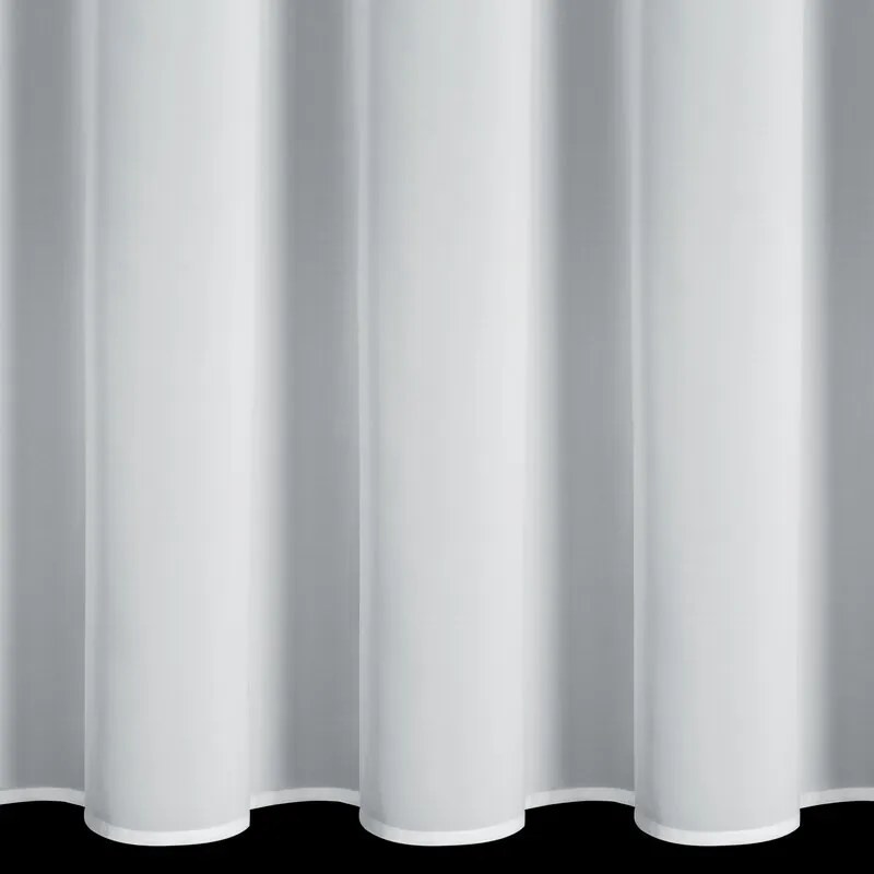 Dekorstudio Záclona DALIA na dekoračných krúžkoch 350x150 cm - biela