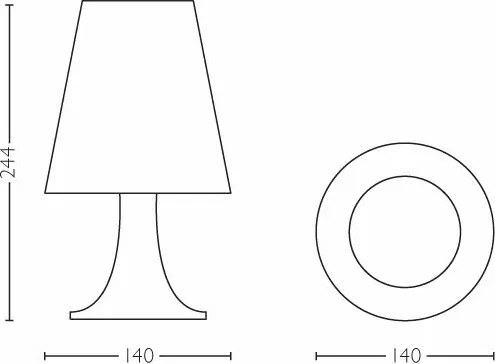 Philips 71795/30/P0 - LED Detská stolná lampa DISNEY STAR WARS 1xLED/2,3W/230V