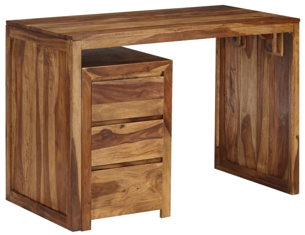 Písací stôl masívne sheeshamové drevo 110x55x76 cm