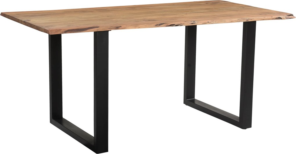 XXXLutz JEDÁLENSKÝ STÔL, akácia, čierna, farba akácie, 160/85/76 cm Linea Natura - Obývacie zostavy - 002193002201