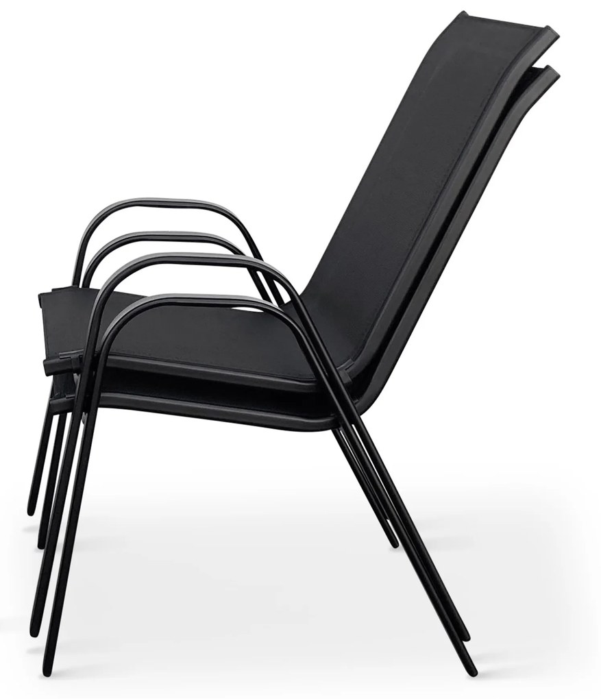 Balkónový set Capri 60 cm + 2x kovová stolička Ramada